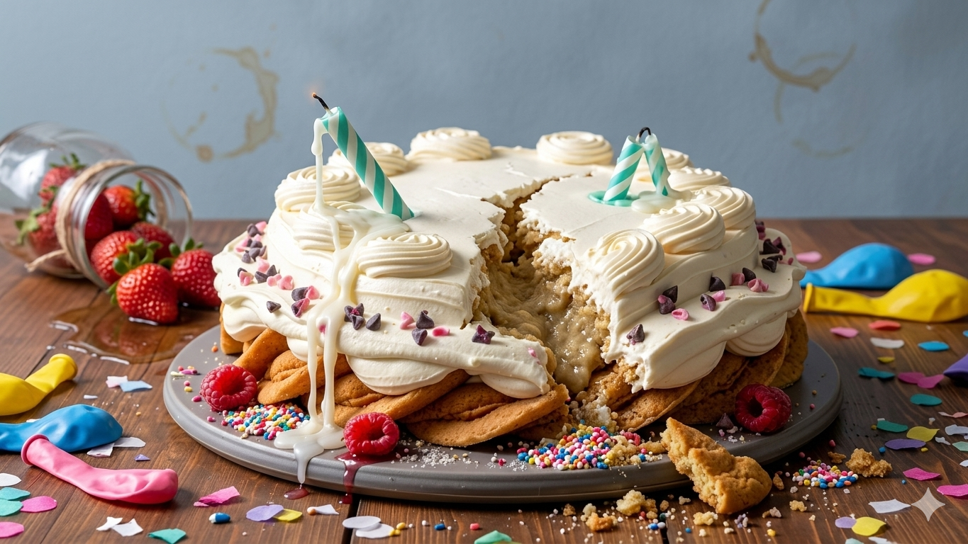Le gâteau d'anniversaire